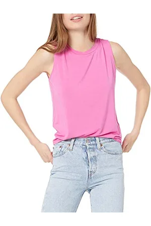 Amazon Damen Ärmelloses Muskel-Tanktop mit lockerer Passform, , L