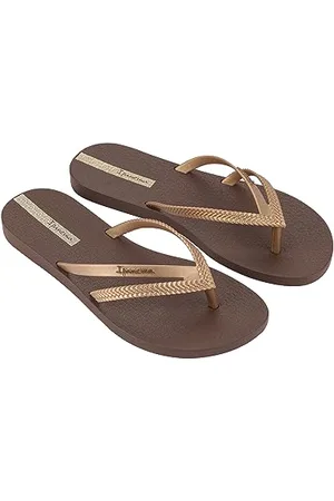 Ipanema Damen Bossa FEM Flipflop, Brown/Gold, 38 EU