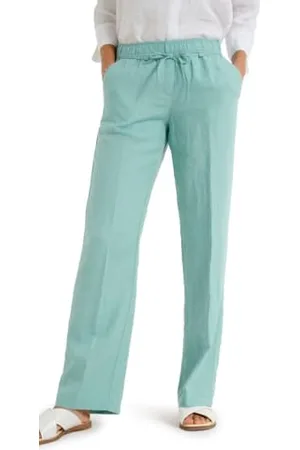 Brax Damen Style Farina Leinenhose mit Legerer Silhouette Freizeithose, , 38W x 32L