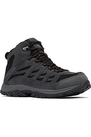 Columbia Herren First Generation Crestwood Mid Waterproof Wanderschuh, Schwarz, Anthrazit, 40 EU Weit