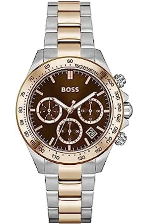 HUGO BOSS Multi Zifferblatt Quarz Uhr für Damen Kollektion Novia mit Zweifarbiges Edelstahlarmband - 1502617