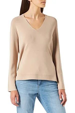 QS by s.Oliver Damen Langarm Regular Fit Pullover Sweater, , 42 EU