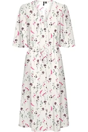 VERO MODA VMJOSIE 3/4 Calf Shirt Dress WVN GA