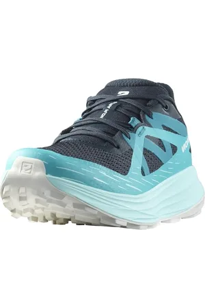 Salomon Ultra Flow Damen Trail-Laufschuhe, Outdoor-bereit, Dämpfung von der Straße bis auf die Trails, Gemischtes Gelände, Carbon, 44