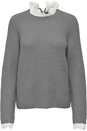 ONLY ONLCILA L/S Mix Highneck Pullover CC KNT