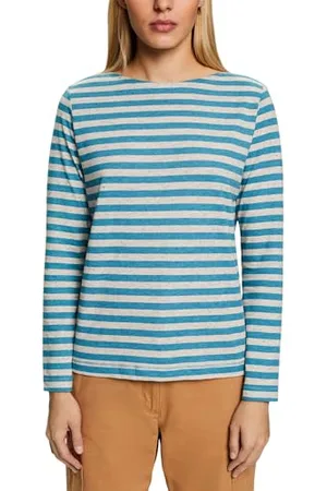 ESPRIT Damen 123ee1k302 T-Shirt, Dark Turquoise, S EU