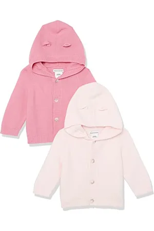 Amazon Unisex Baby Kapuzenpullover, 2er-Pack, , 0-3 Monate