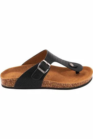 Chattawak Damen 11zeldacroconoir38 Hausschuh, Schwarz (Krokodilmuster), 38 EU