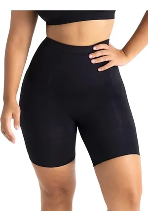 Dorina ABSOLUTE SCULPT High Control Shaping Taillenkurzshorts für Damen, Nahtlos, Mitten Oberschenkel Länge, Gesäßstraffender Effekt, Offener Schritt