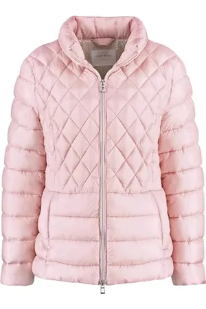 Gerry Weber Damen Wattierte Steppjacke Langarm unifarben Rosé 36