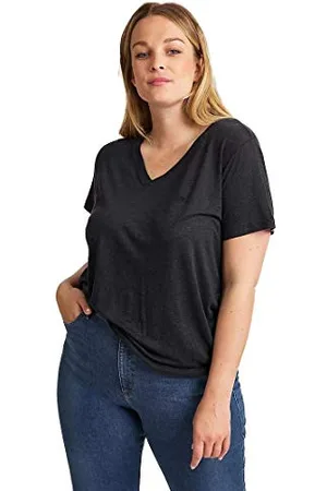 Lee Damen V Neck Tee T Shirt, , M EU