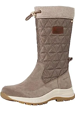 Tamaris COMFORT Damen Winterstiefel ohne Absatz Warm Gefüttert mit Reißverschluss Comfort Fit, Braun , 41 EU