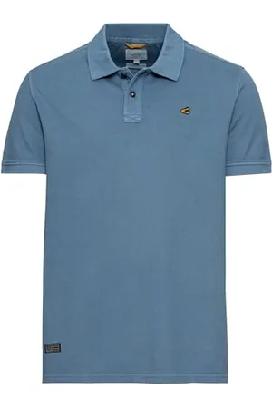 Camel Active Herren Pique Kurzarm Poloshirt in Regular Fit aus Reiner Baumwolle Menswear-S