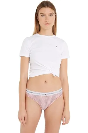Tommy Hilfiger Thong Print Stringtangas Damen, , S