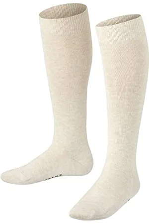 Falke Unisex Kinder Kniestrümpfe Family K Kh nachhaltige Baumwolle lang einfarbig 1 Paar, , 23-26