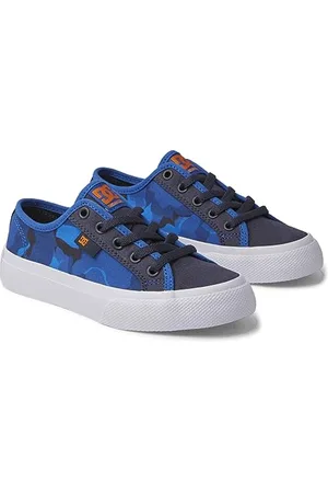 Dcshoes Manual Sneaker, Shady Blue/ORANGE, 28.5 EU