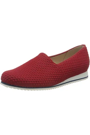 Hassia Damen Piacenza Slipper, Red, 37 (4 UK)