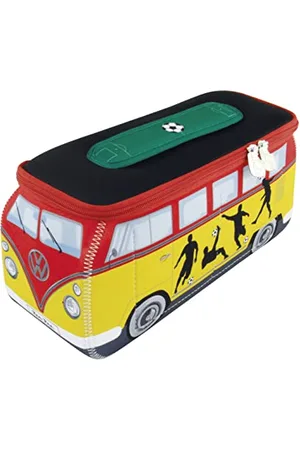 Brisa VW Collection - Volkswagen Neopren Universal-Schmink-Kosmetik-Kultur-Reise-Apotheke-Tasche-Mäppchen-Beutel T1 Bulli Bus ( /Bunt/Klein)