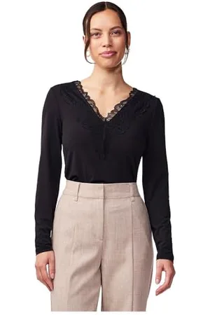Y.A.S Y.A.S lori Ls Lace Top S. Noos