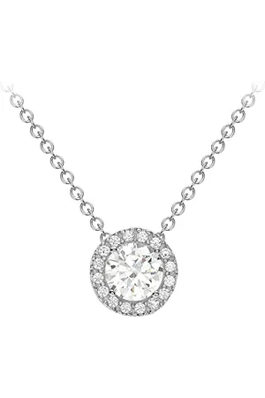 Amazon Halskette aus 9-karätigem mit kubischen Zirkonia (ehemals Amazon Collection)
