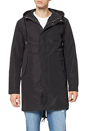 Superdry Mens Studios 3-IN-1 Fishtail Parka, Black, XXL