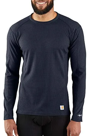 Carhartt Herren Force Midweight Classic Thermo-Unterhemd, langärmelig Baselayer-Shirt, , 3X-Groß