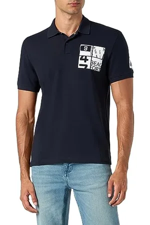 QS by s.Oliver Herren Poloshirt Blue M