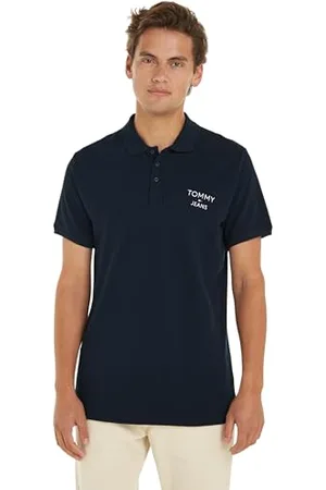 Tommy Hilfiger Herren Poloshirt Kurzarm Tjm Slim Corp Polo Regular Fit, Blau , S