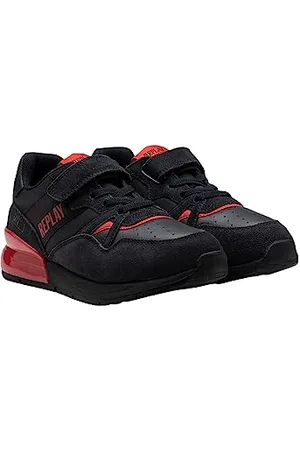 Replay Jungen Sneaker Junior 3 Klettverschluss, Schwarz , 31