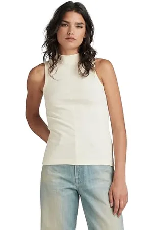 G-Star RAW Damen Open Back Mock Slim Top, , M