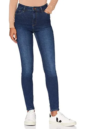 MERAKI Damen Skinny Jeans mit Hohem Bund, , 28W / 32L