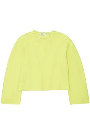 TOM TAILOR Mädchen 1038022 Basic Pullover, 32094-lime Drop, 140