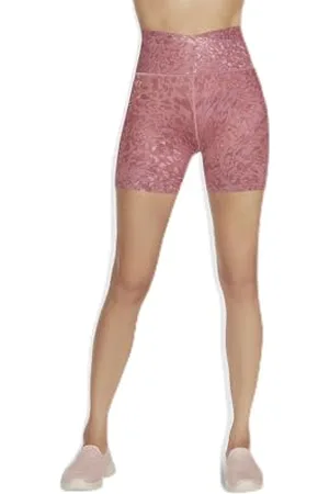 Skechers Damen Gosculpt Leopard Fahrradhose, 15,2 cm Shorts, , XS