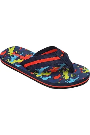 KangaROOS K-BK Bay Sandale, dk Navy/Multi Dino, 28 EU
