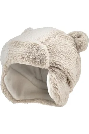 Sterntaler Fliegermütze aus Teddyplüsch - Warme Holzfällermütze mit kleinen, angesetzten Öhrchen - Jungen Wintermütze mit Ohrenklappen - Babymütze, gefüttert mit Baumwollfleece- , 49