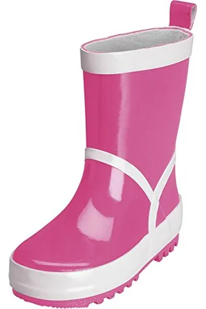Playshoes Kinder Gummistiefel aus Naturkautschuk, trendige Unisex Regenstiefel mit Reflektoren, , 22/23 EU