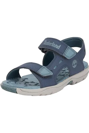 Timberland Moss Jump 2 Strap (Youth) Sandal, Dark Blue, 34 EU
