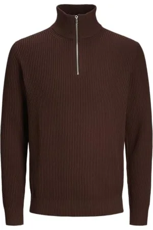 JACK & JONES JACK&JONES Herren JPRBLALIAM Knit Half Zip BF Strickpullover, , Large