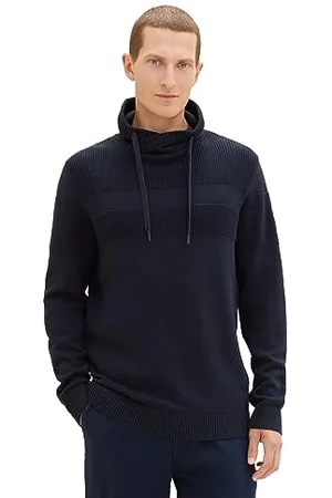 TOM TAILOR Herren 1038247 Strick-Snood aus Baumwolle, 10668-sky Captain Blue, M
