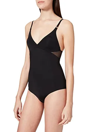 Sloggi Damen Symmetry Body Unterwäsche, Black, 38
