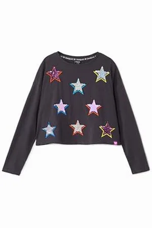 Desigual Mädchen Girl Knit Short Sleeve T-Shirt, , 14 Jahre EU