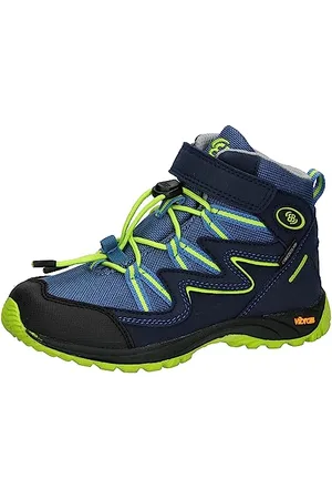 BRUTTING Atlanta High VS Traillaufschuh, Marine/Blau/Lemon, 37 EU