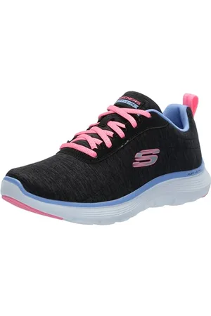 Skechers Damen Flex Appeal 5.0 Sneaker, Bkmt= Black Multi, 37 EU