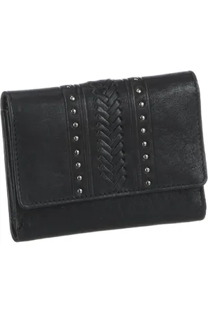 Bodenschatz Rimini 4-019 RI 01, Damen Geldbörsen, (Black), 9x12x3 cm (B x H x T)