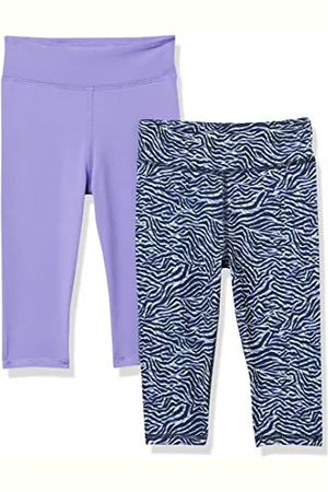 Amazon Mädchen Active-Capri-Leggings, 2er-Pack, , 5 Jahre
