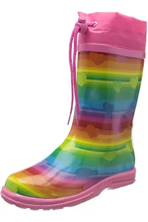 Beck Mädchen Regenboog Gummistiefel, , 34 EU