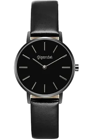 Gigandet Damen Analog Japanisches Quarzwerk Uhr mit Leder Armband 3VNAG36/005