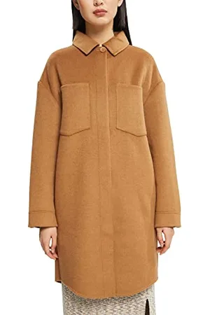 ESPRIT Collection Damen 992eo1g311 Jacke, Caramel, S EU