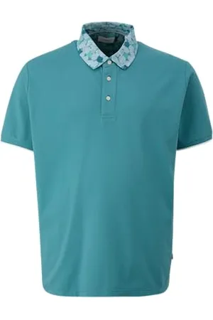 QS by s.Oliver Poloshirt mit Kontrastkragen