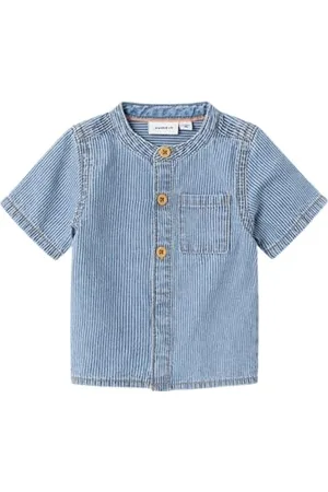 NAME IT Nmmstripe DNM Ss Shirt 9435-Ip H